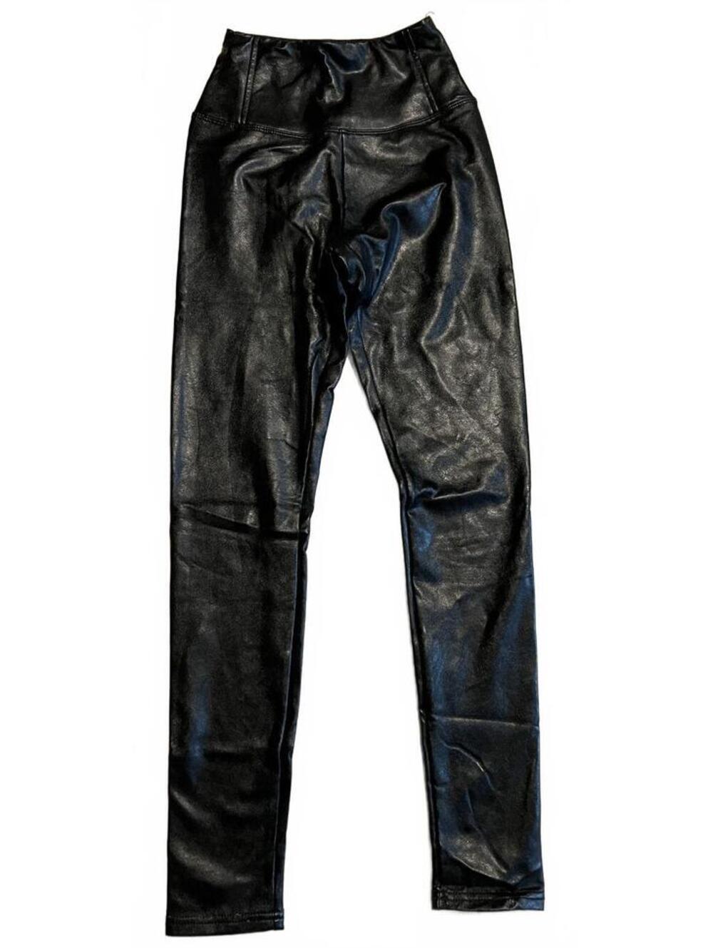 BP black faux leather leggings